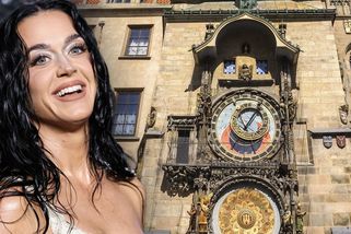 Katy Perry řádila v Praze: Před koncertem zašla na řízek a sehnala si klíč od orloje
